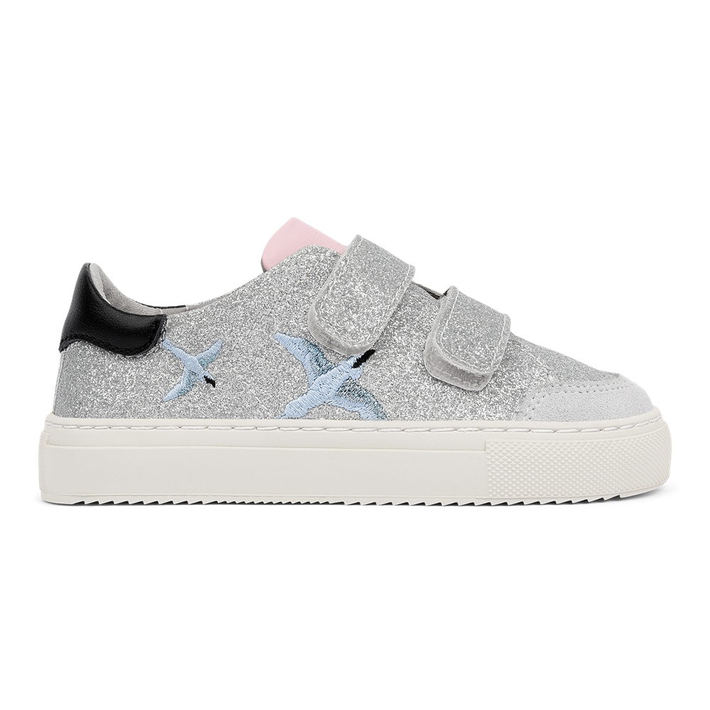 Axel Arigato Clean 90 Triple Bee Birds Straps - Sneaker Kinder - Silber (74583-MWNZ)